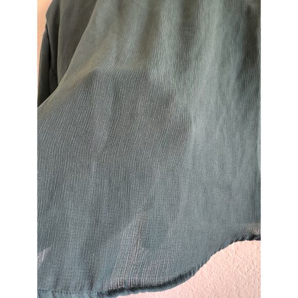 Mine Women's Cropped Boho Top L - Picture 6 of 7